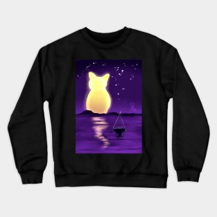 Moon cat Crewneck Sweatshirt